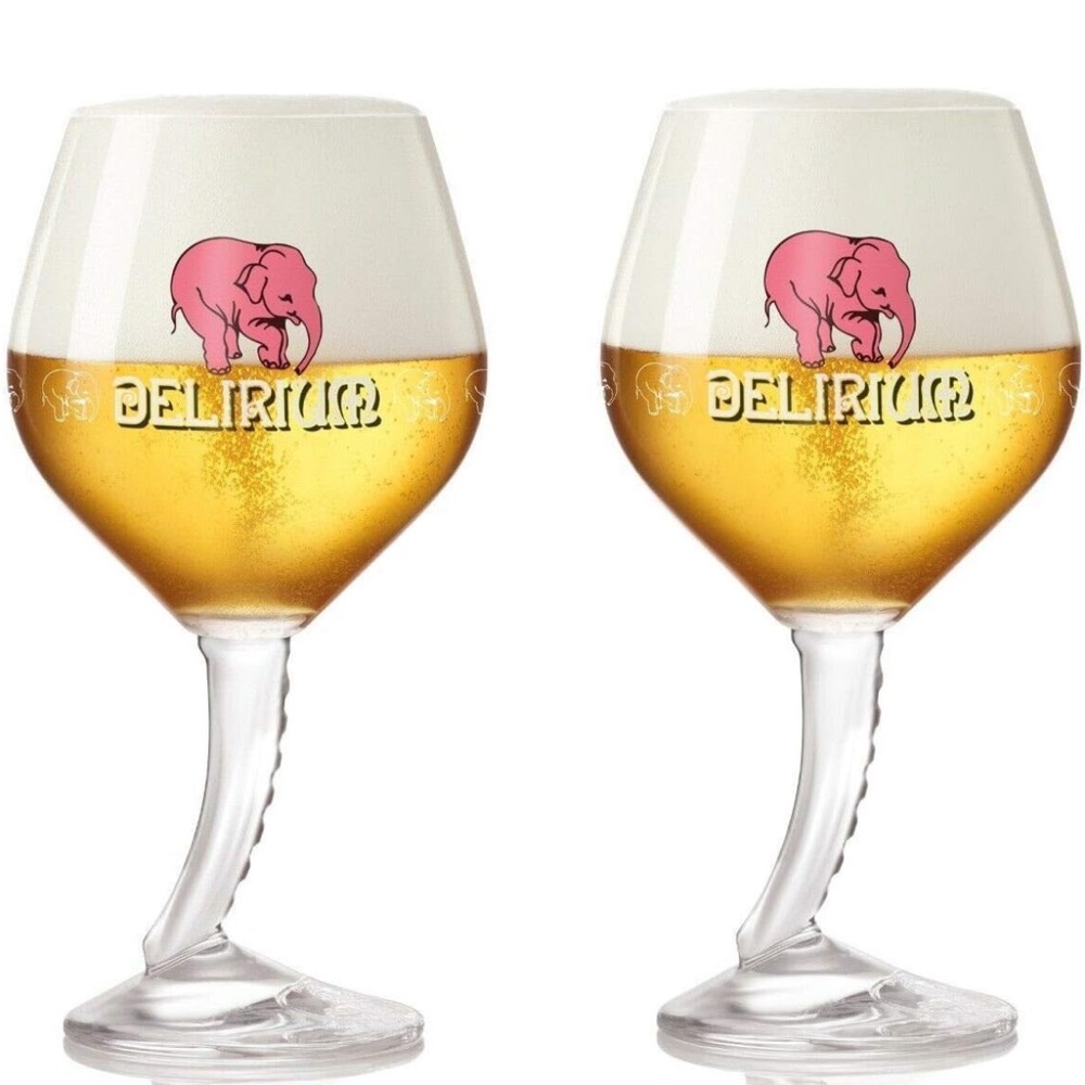 Delirium glassware - set of 2